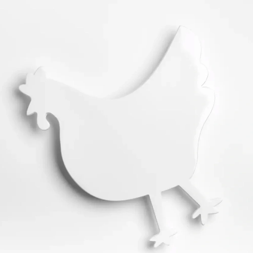 Crate&Barrel White Chicken Trivet